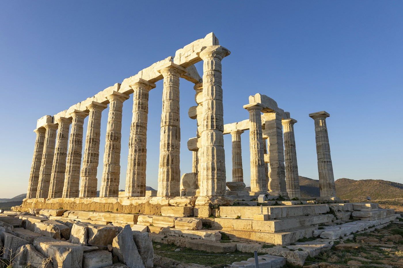 The Temple of Poseidon at Cape Sounion